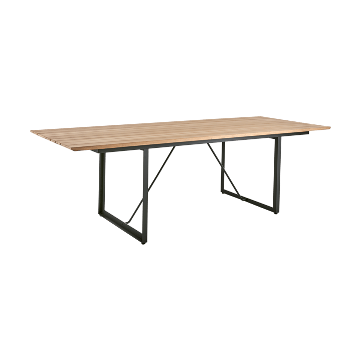 Table à manger Shad 240 cm teak-anthracite - undefined - Brafab