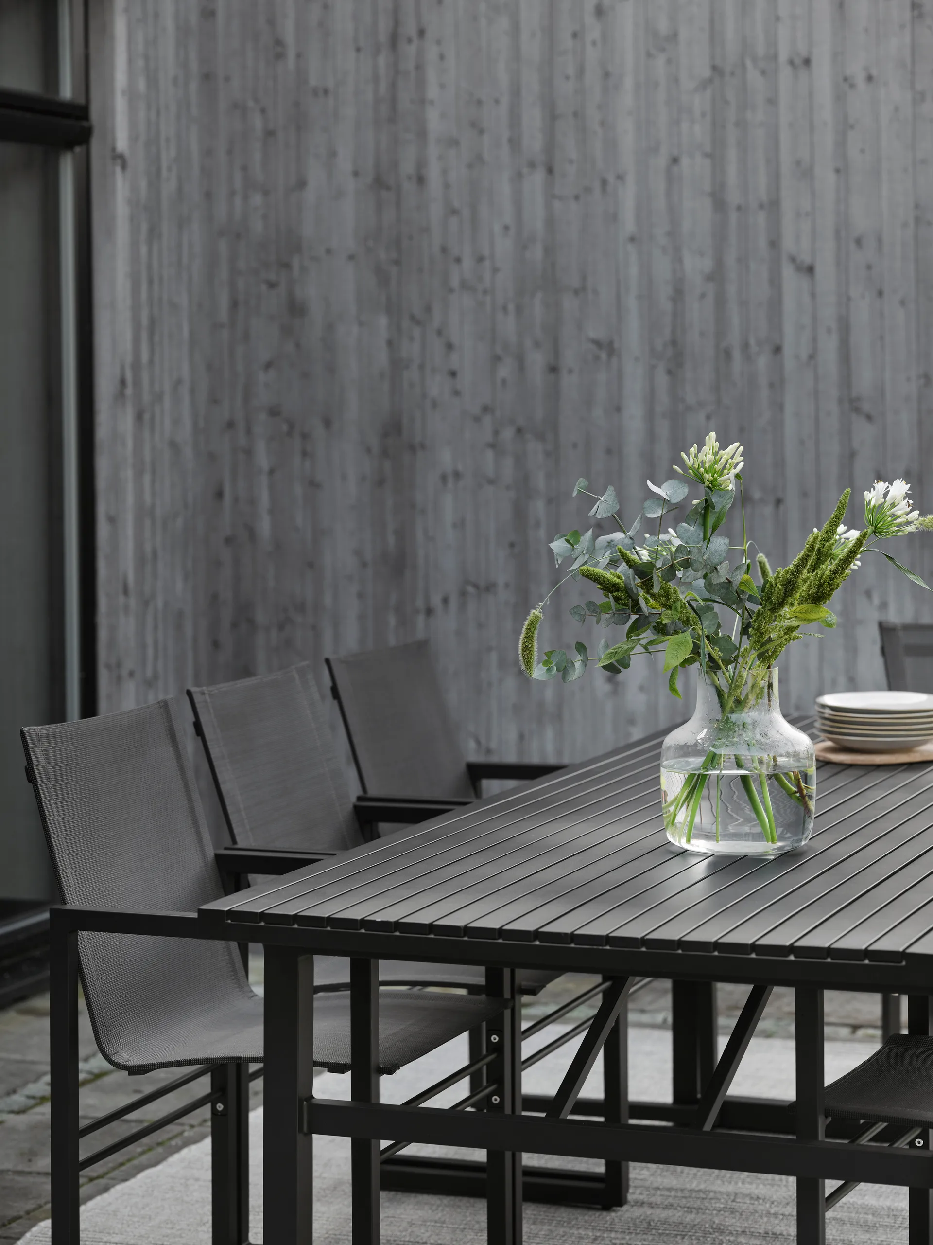 Table à manger Vevi, Blanc 230 cm Brafab