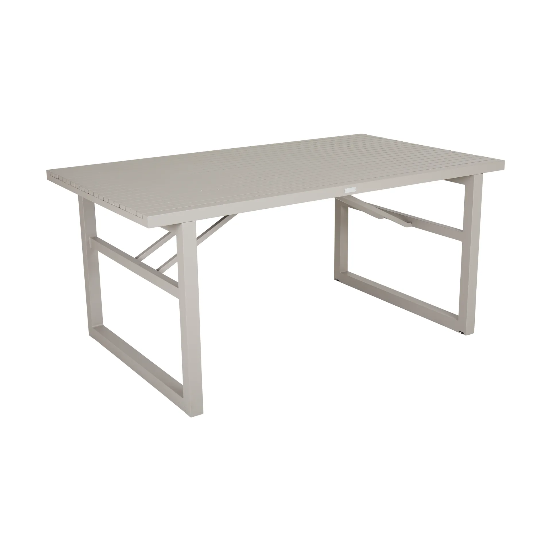 Table à manger Vevi, Khaki 160 cm Brafab