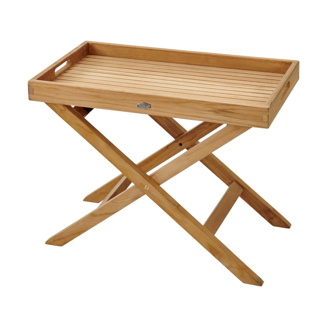 Table avec plateau Turin, Nature, 70x40x53 cm Brafab