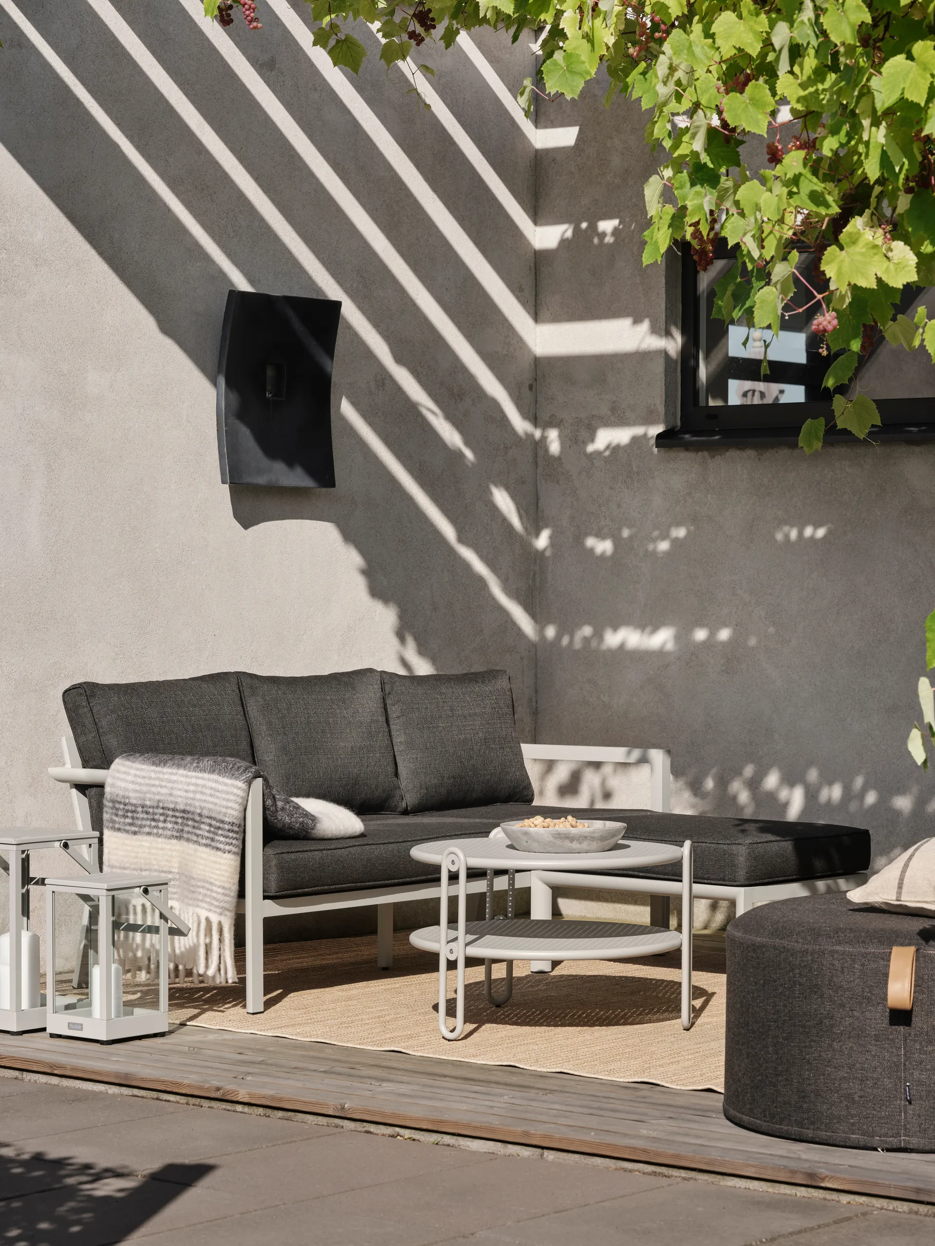 Table basse Blixt, Light grey Ø65 cm Brafab