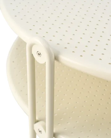 Table basse Blixt - Pearl white, Ø85 cm - Brafab
