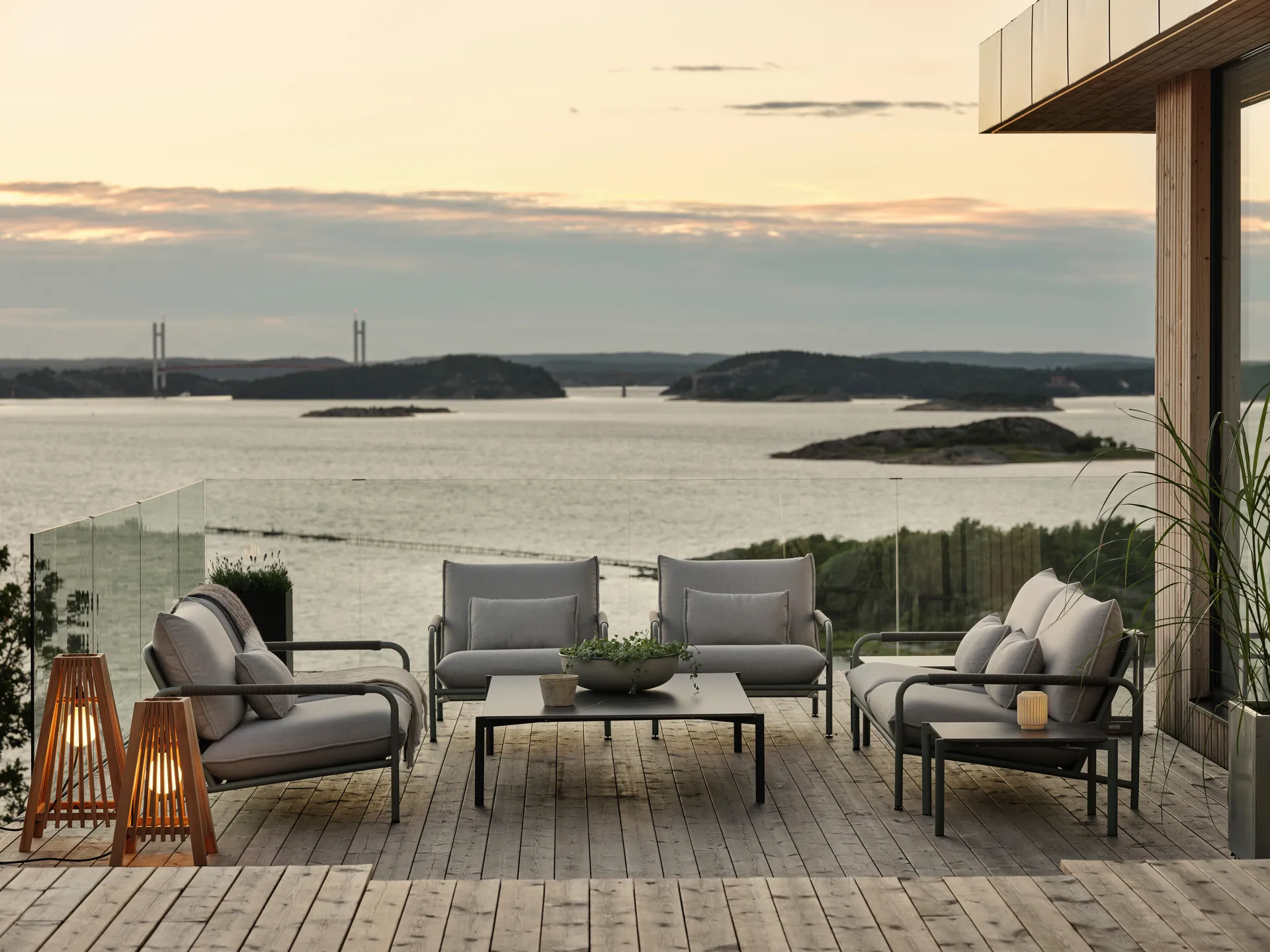 Table basse Hallavara, Anthracite 112x162 cm Brafab