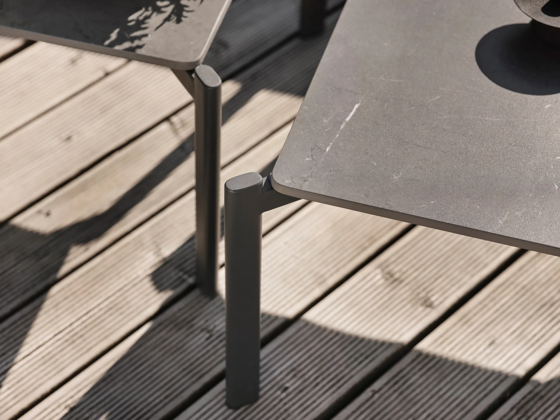 Table basse Hallavara, Anthracite 66x146 cm Brafab