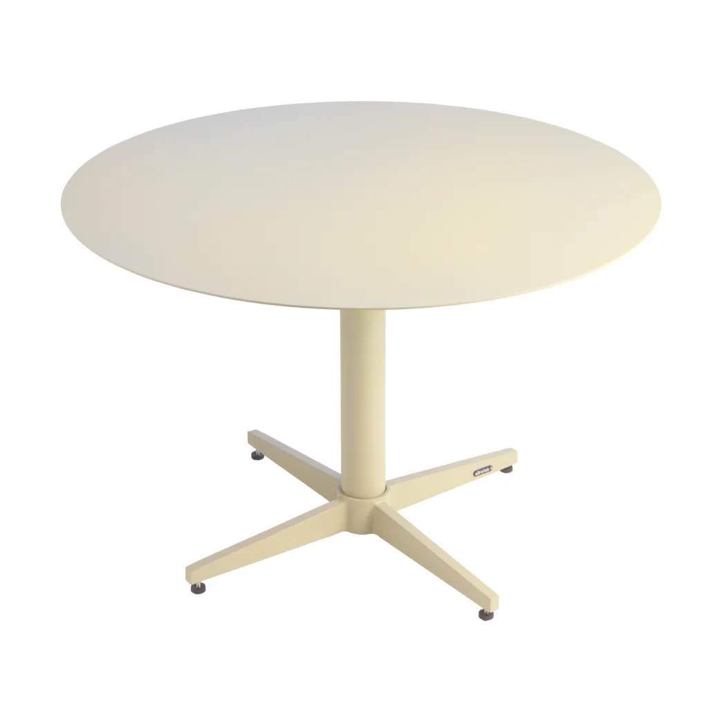 Table basse Mill, Pearl white, Ø75 cm Brafab
