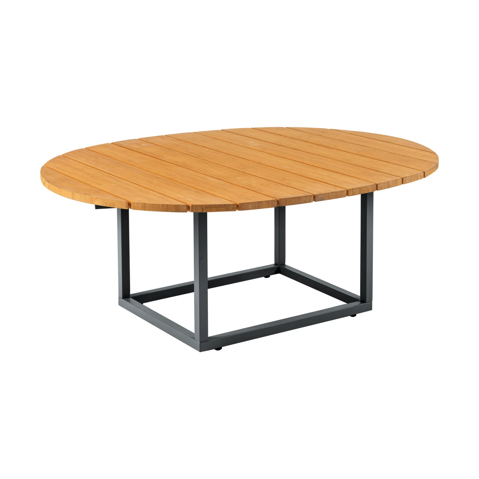 Table basse Olive, Anthracite-bambou, 110x80 cm Brafab