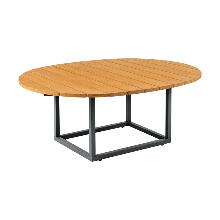 Table basse Olive - Anthracite-bambou, 110x80 cm - Brafab