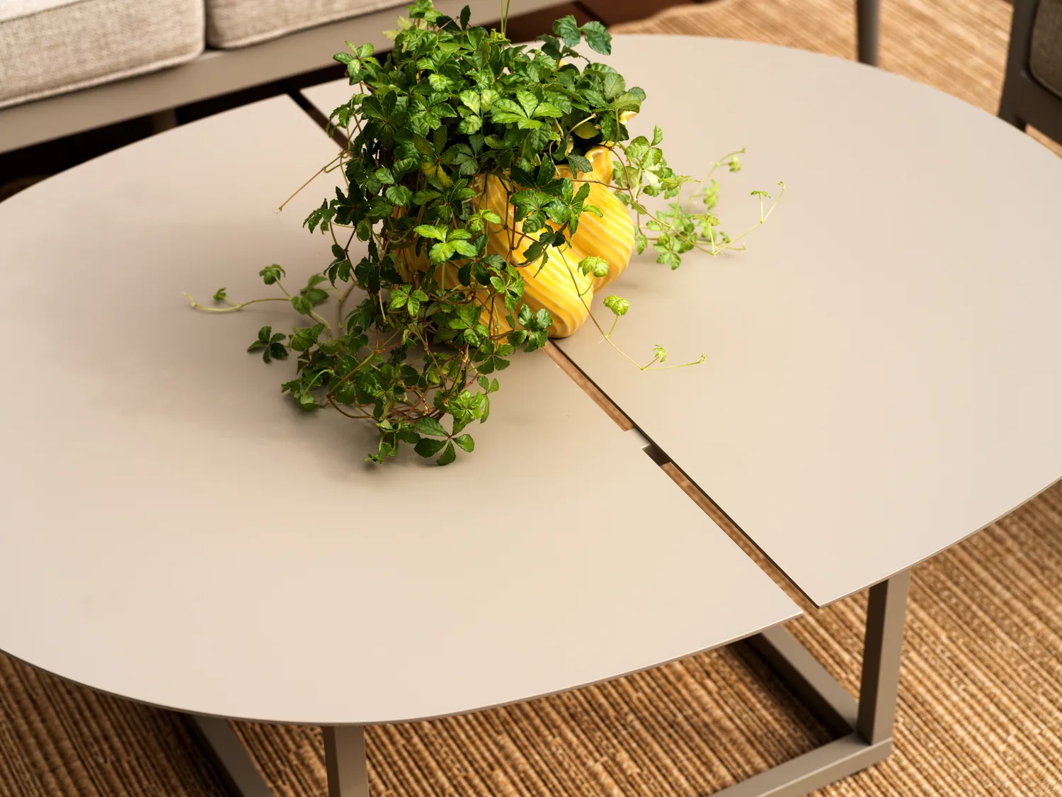 Table basse Olive, Khaki, 110x80 cm Brafab