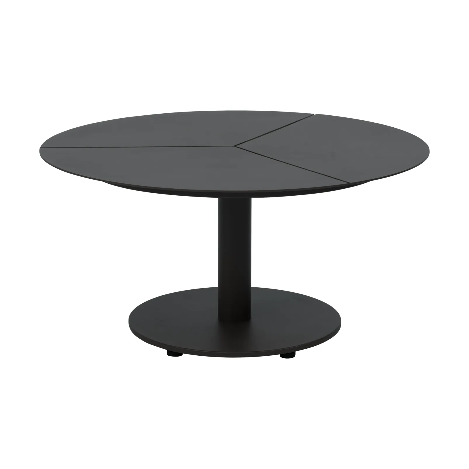 Table basse Peace, Anthracite, Ø80x40 cm Brafab