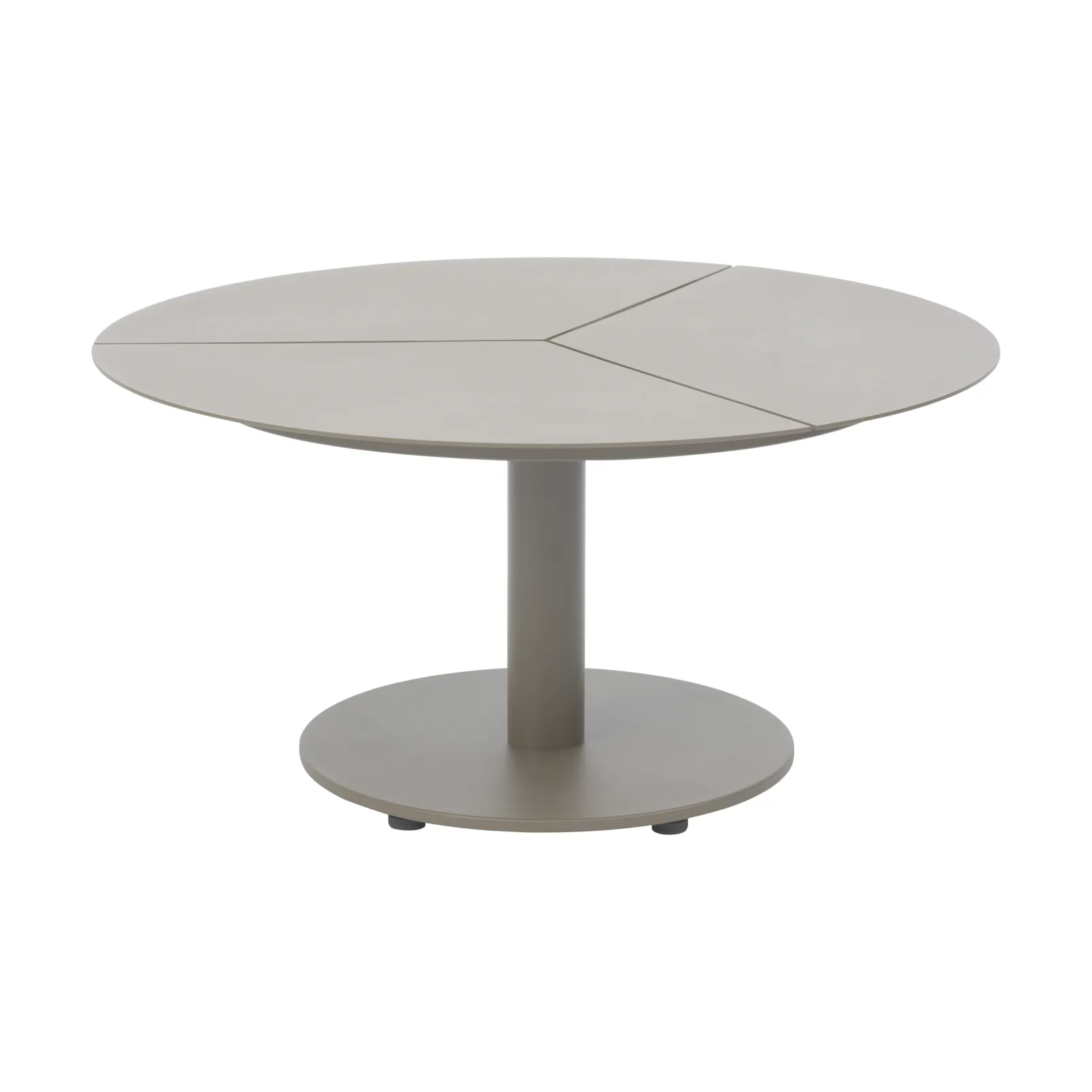 Table basse Peace, Light grey, Ø80x40 cm Brafab
