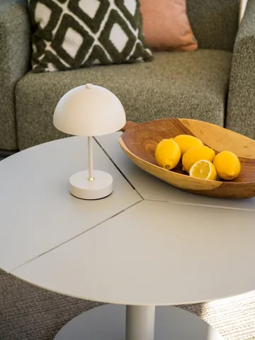 Table basse Peace - Light grey, Ø80x46 cm - Brafab