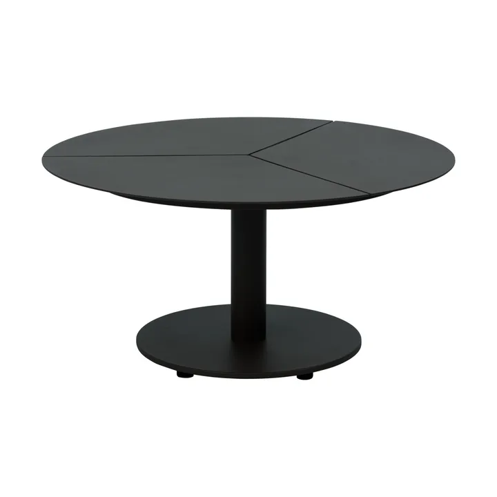 Table basse Peace - Noir, Ø80x40 cm - Brafab