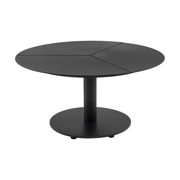 Table basse Peace - Noir, Ø80x46 cm - Brafab