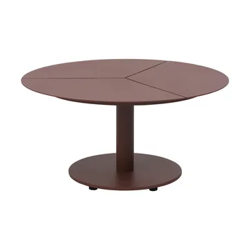 Table basse Peace - Zin red, Ø80x40 cm - Brafab
