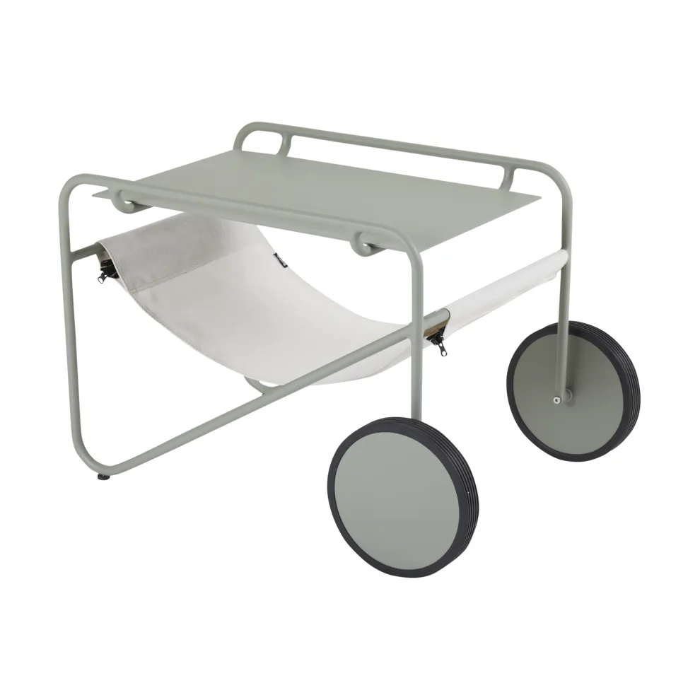 Table d'appoint Poul Table, Dusty green-off white, 72x44 cm Brafab