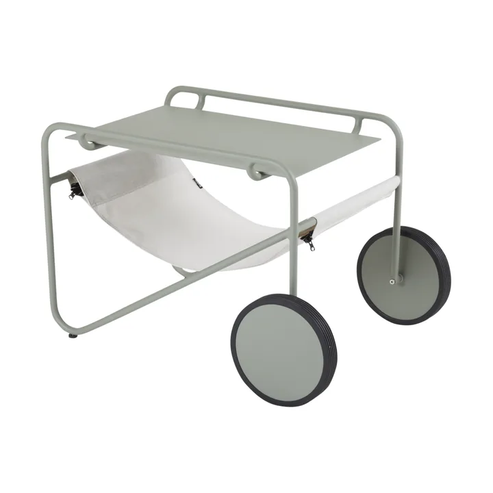 Table d'appoint Poul Table - Dusty green-off white, 72x44 cm - Brafab