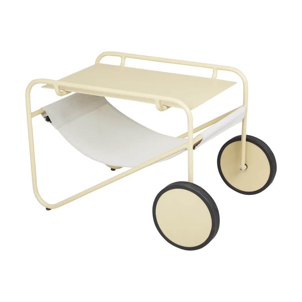 Table d'appoint Poul Table, Lemon-off white, 72x44 cm Brafab