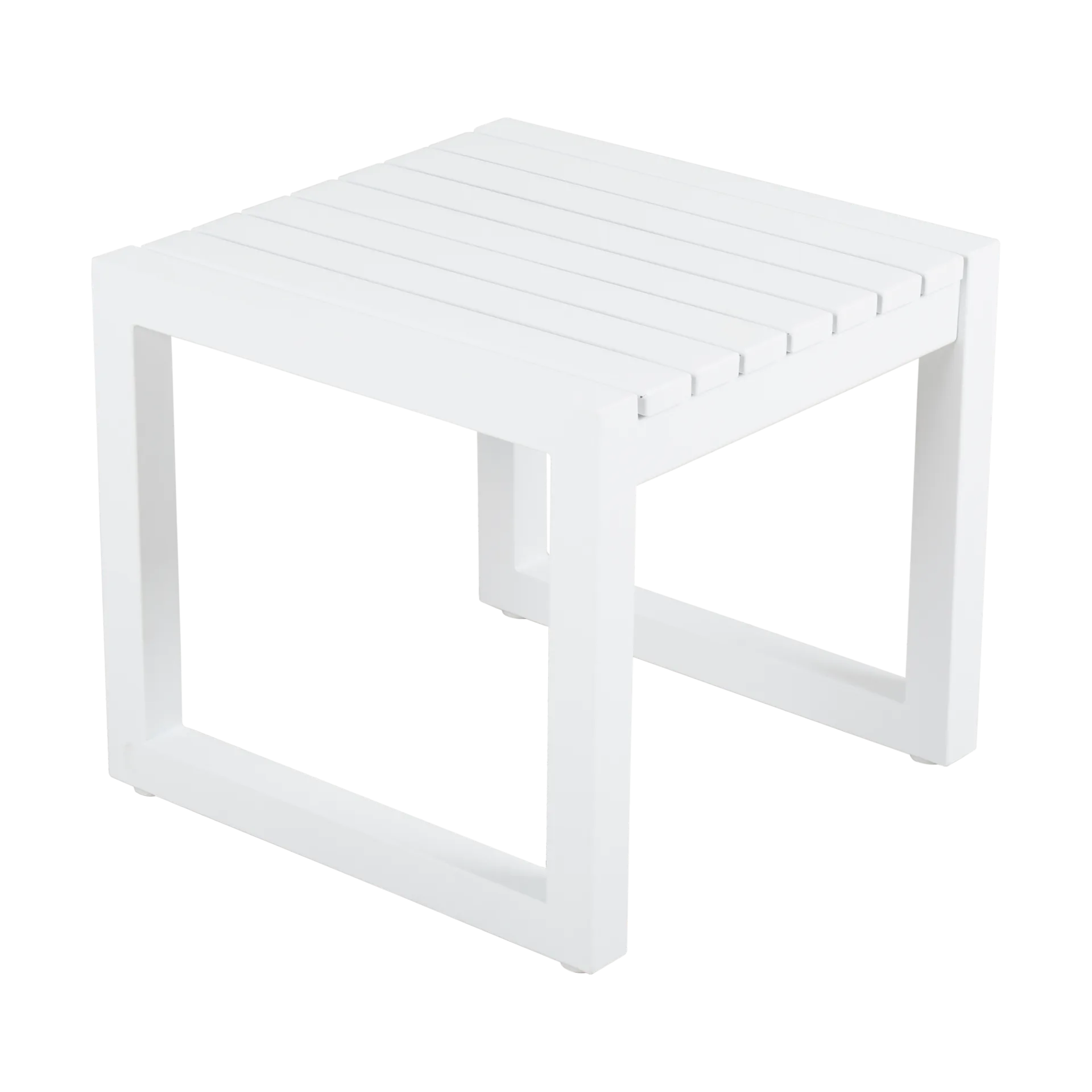 Table d'appoint Vevi, Blanc Brafab
