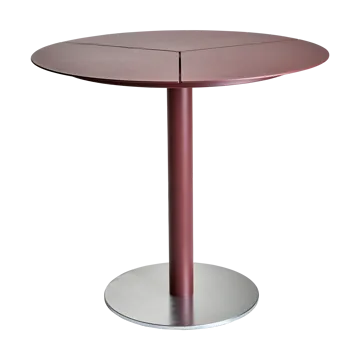 Table de café Peace Bistro Ø80 cm Zin red - Brafab