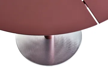 Table de café Peace Bistro Ø80 cm Zin red - Brafab
