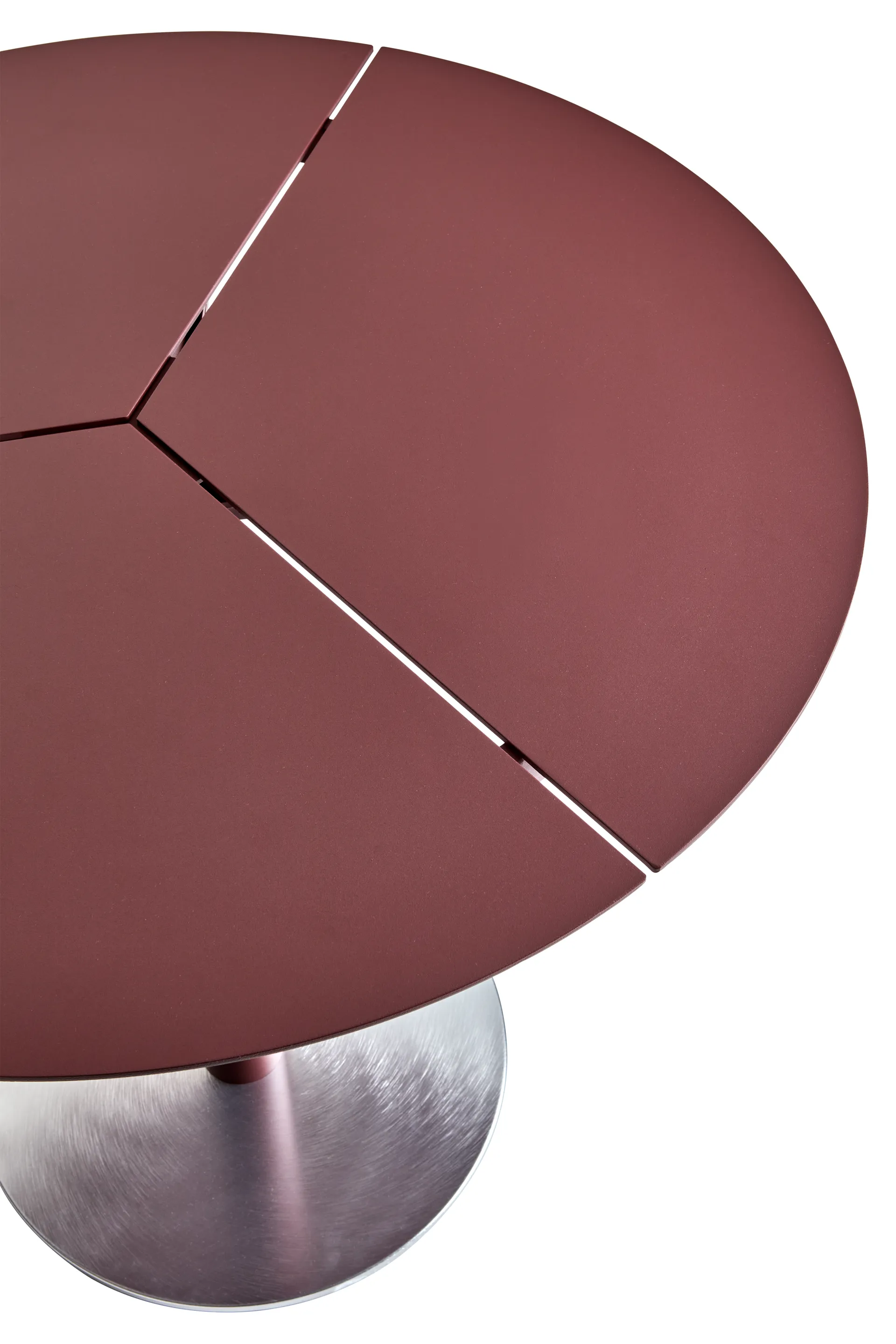 Table de café Peace Bistro Ø80 cm Zin red Brafab