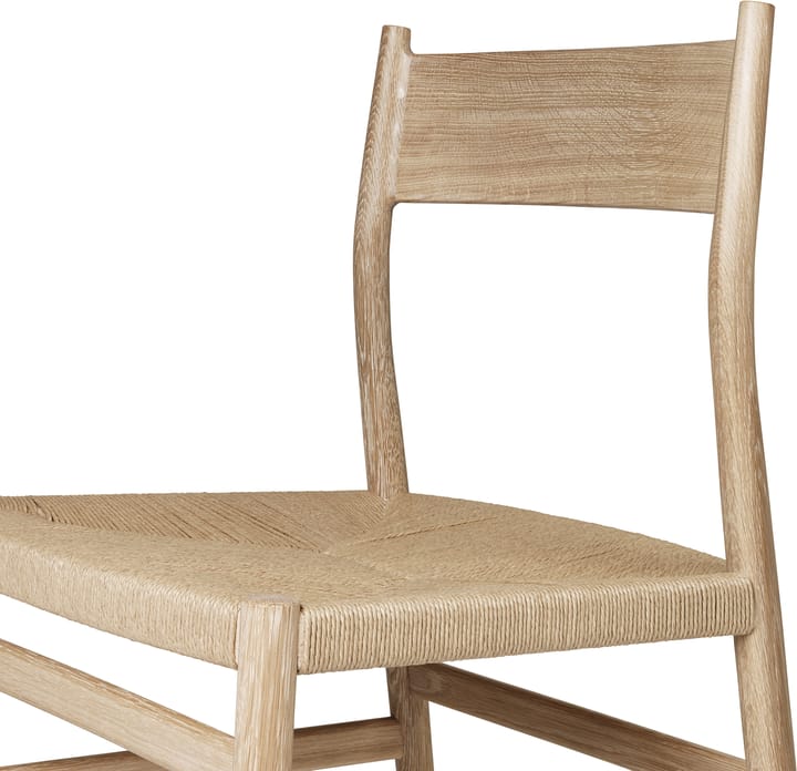 Chaise Heritage assise tissée, Cordon de papier de chêne huilé Brdr. Krüger