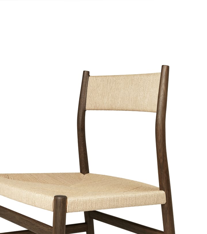 Chaise Heritage assise tissée, Cordon en papier de chêne fumé Brdr. Krüger