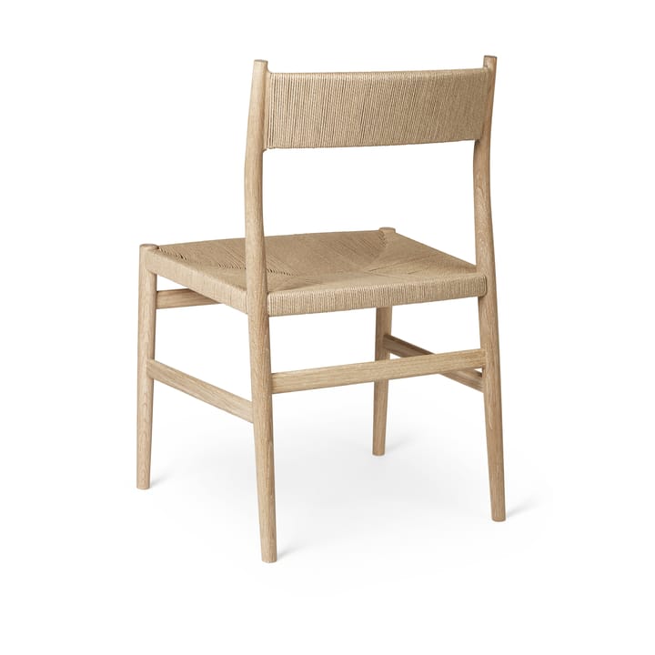 Chaise Heritage dossier et assise tressés, Cordon de papier de chêne huilé Brdr. Krüger