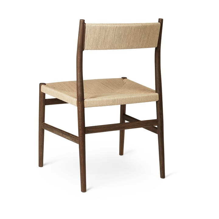 Chaise Heritage dossier et assise tressés, Cordon en papier de chêne fumé Brdr. Krüger