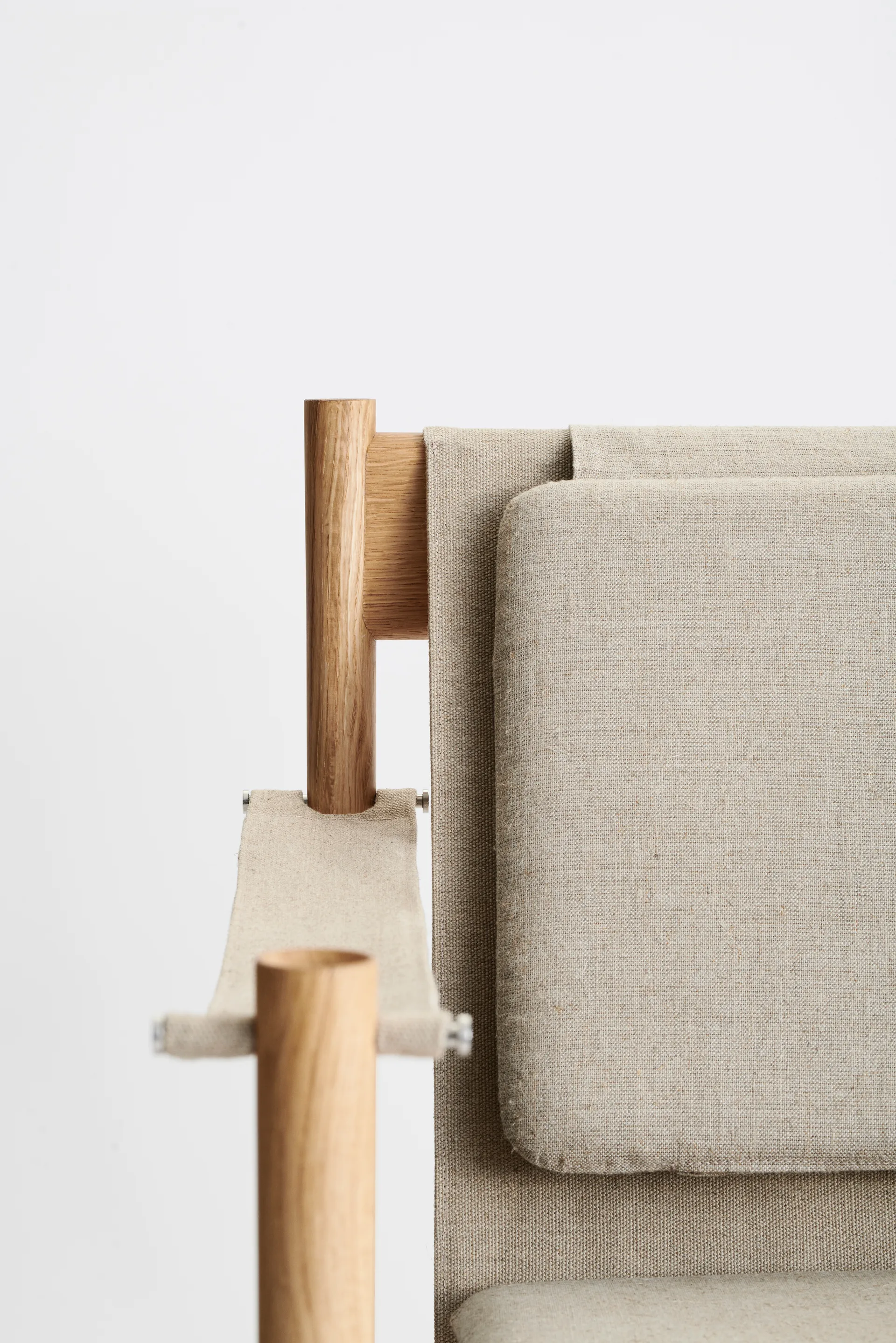 Chaise longue HB, Chêne huilé- toile nature Brdr. Krüger
