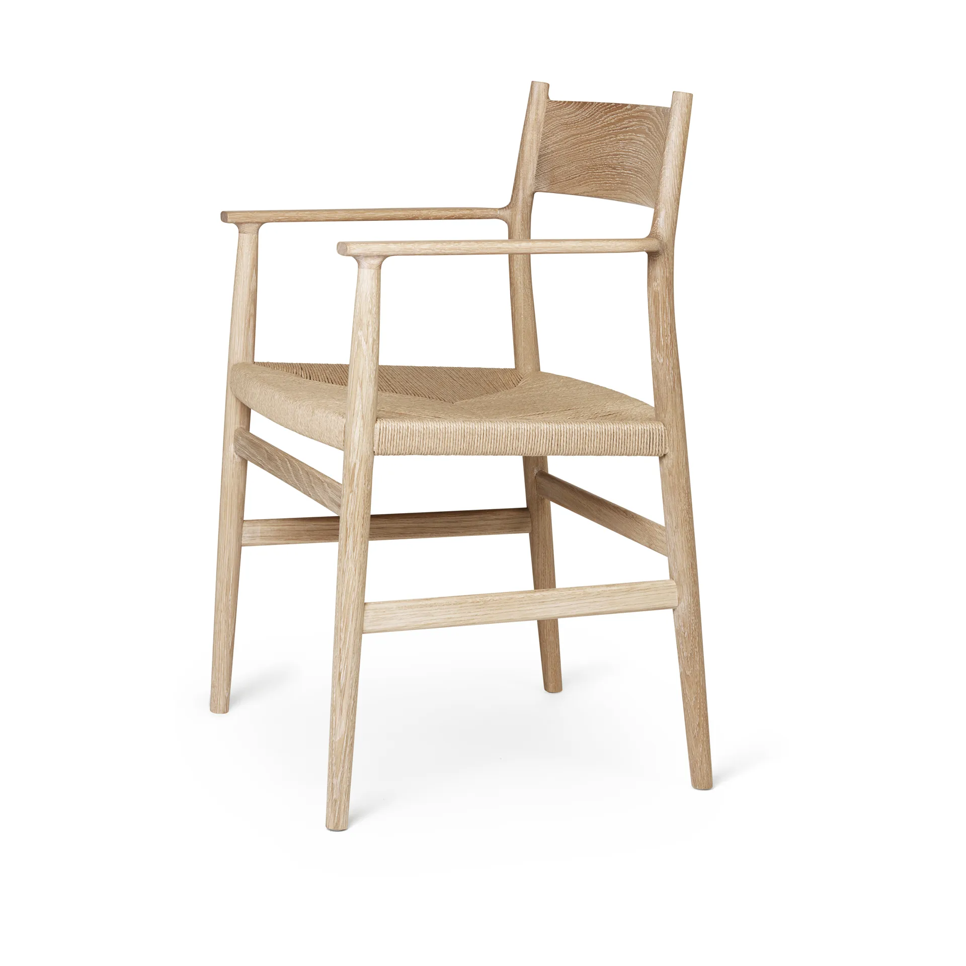 Fauteuil Arv siège tissé, Cordon de papier de chêne huilé Brdr. Krüger