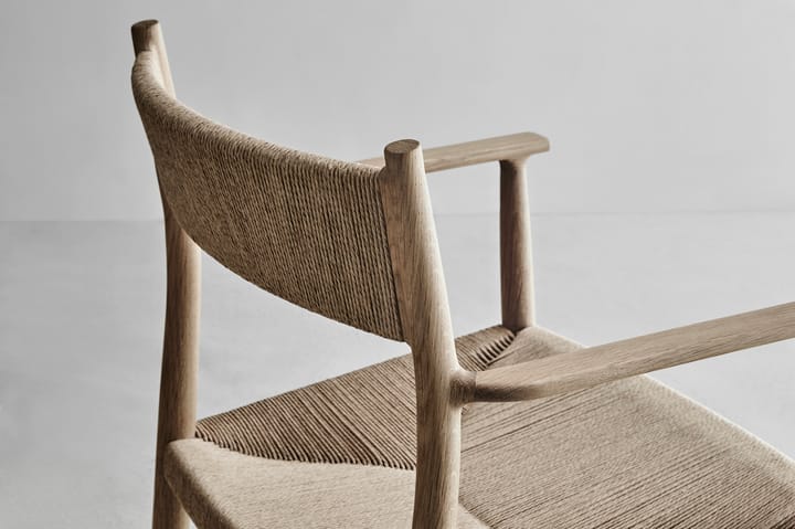 Fauteuil Arv siège tissé, Cordon de papier de chêne huilé Brdr. Krüger