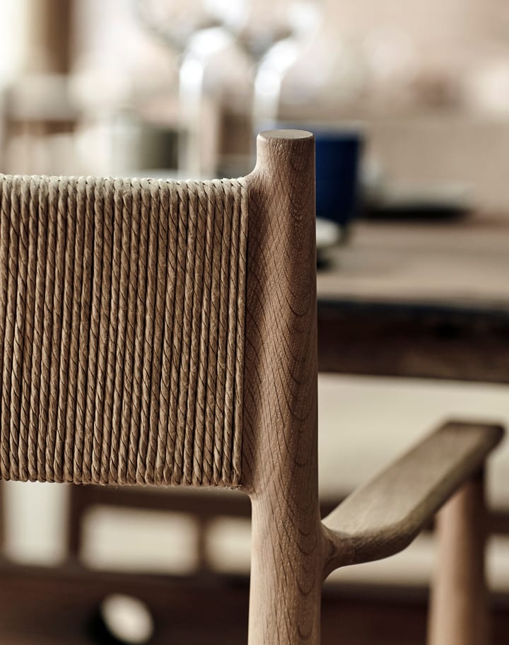 Fauteuil Arv siège tissé, Cordon de papier de chêne huilé Brdr. Krüger