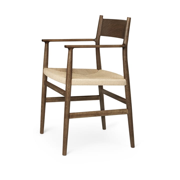 Fauteuil Arv siège tissé, Cordon en papier de chêne fumé Brdr. Krüger