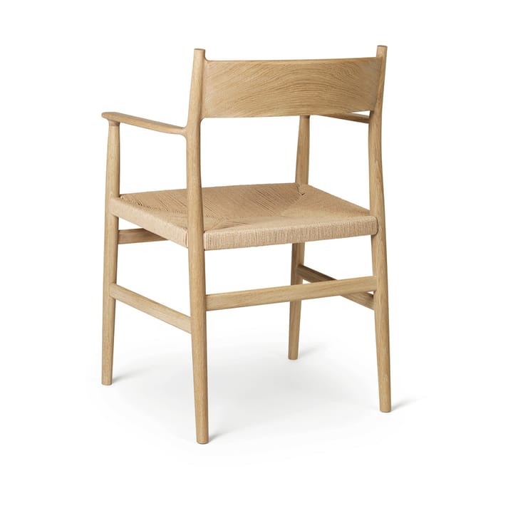 Fauteuil Arv siège tissé, Cordon en papier de chêne huilé Brdr. Krüger
