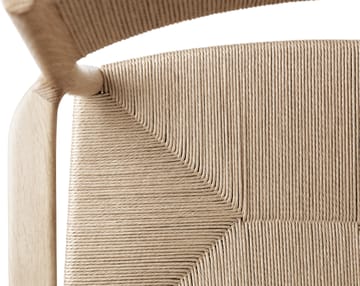 Fauteuil Heritage dossier et assise tissés - Cordon de papier de chêne huilé - Brdr. Krüger