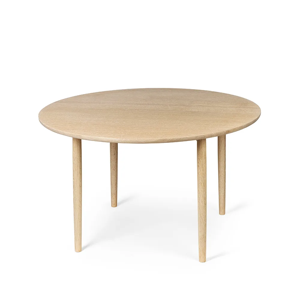Table à manger Arv Ø120 cm, Chêne huilé à la cire Brdr. Krüger