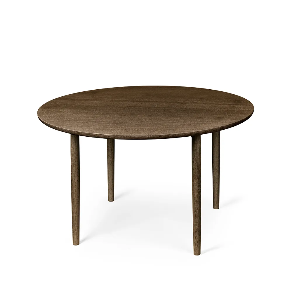 Table à manger Arv Ø120 cm, Chêne huilé fumé Brdr. Krüger