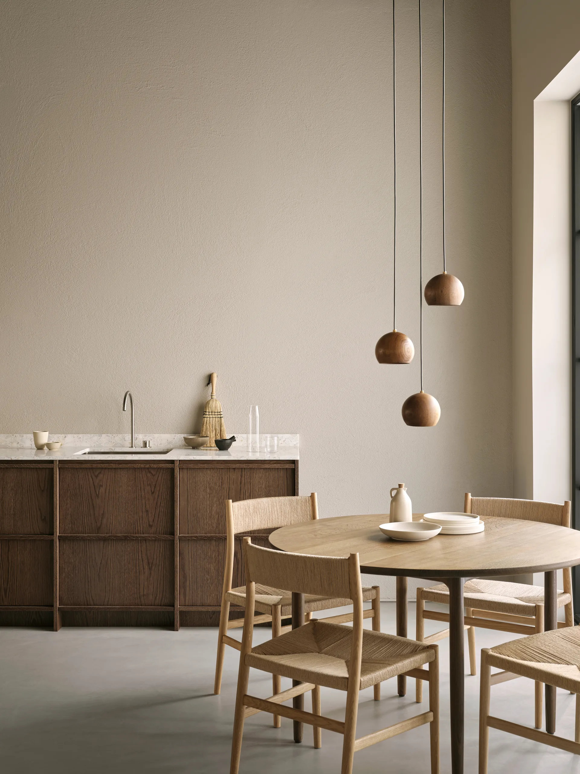 Table à manger Arv Ø120 cm, Chêne huilé Brdr. Krüger