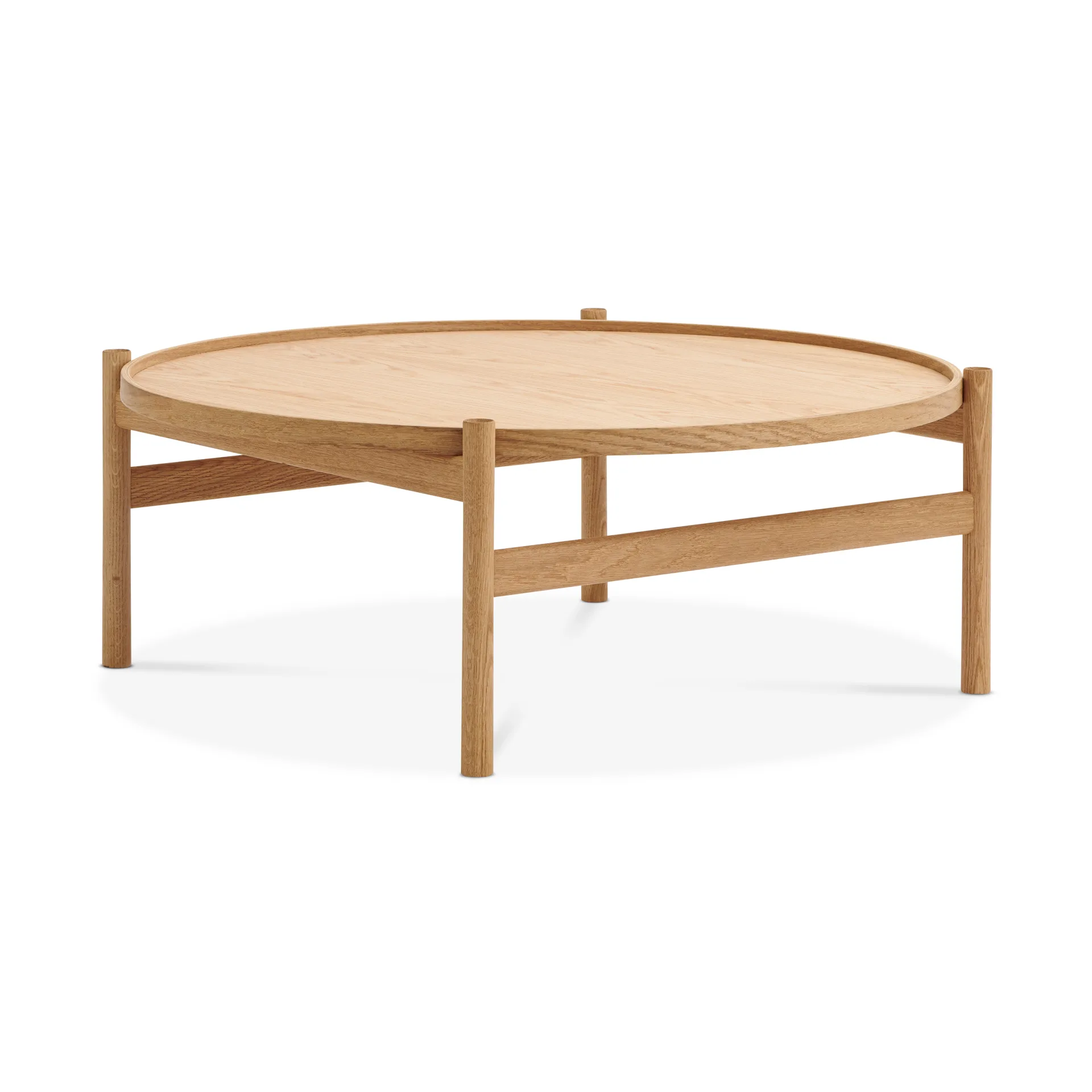 Table basse HB Ø 100 cm, Chêne huilé Brdr. Krüger