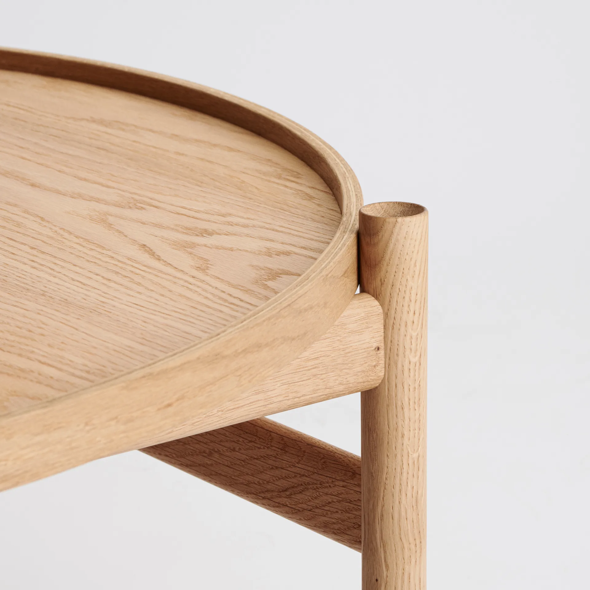 Table basse HB Ø 100 cm, Chêne huilé Brdr. Krüger