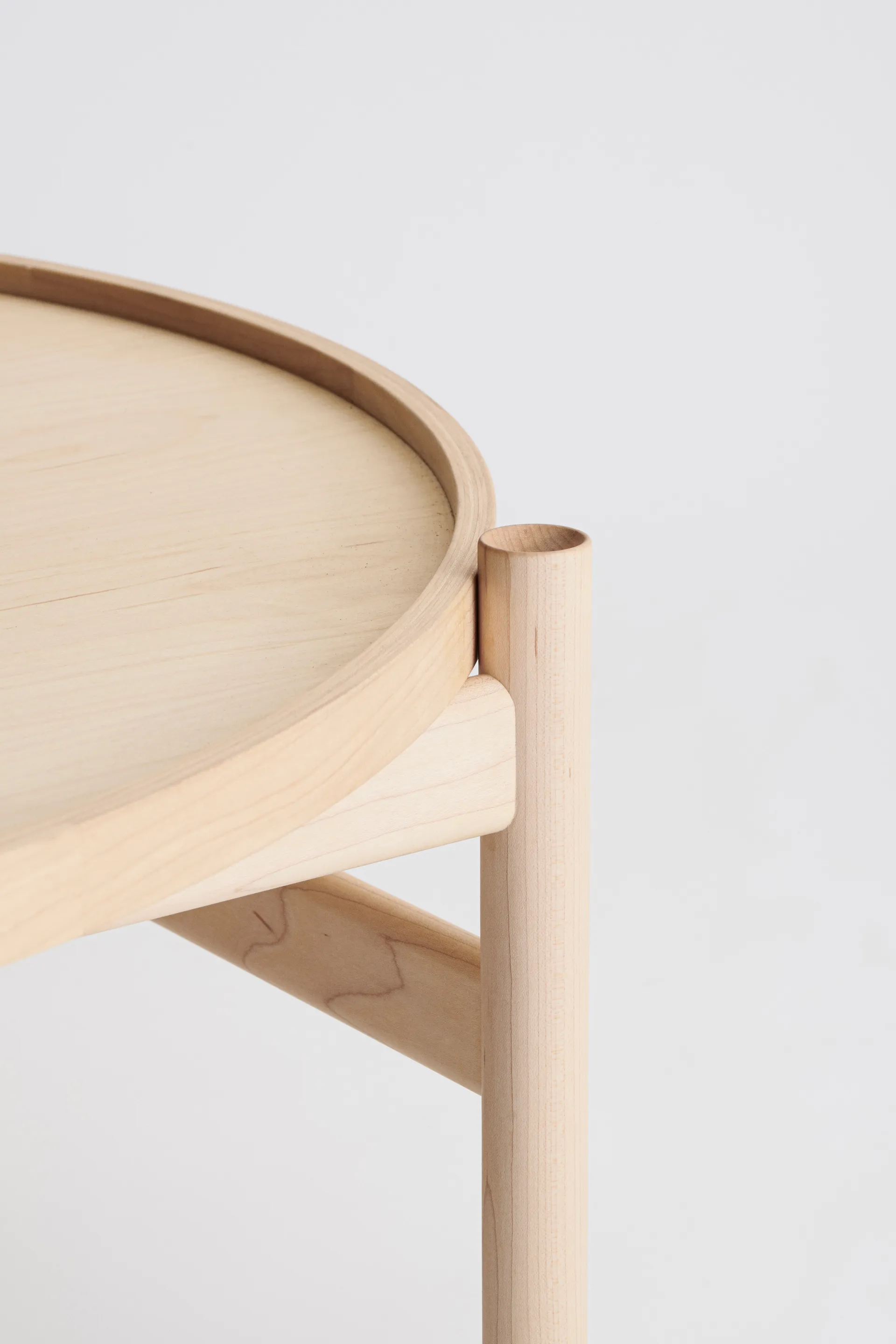 Table basse HB Ø 100 cm, Érable huilé blanchi Brdr. Krüger