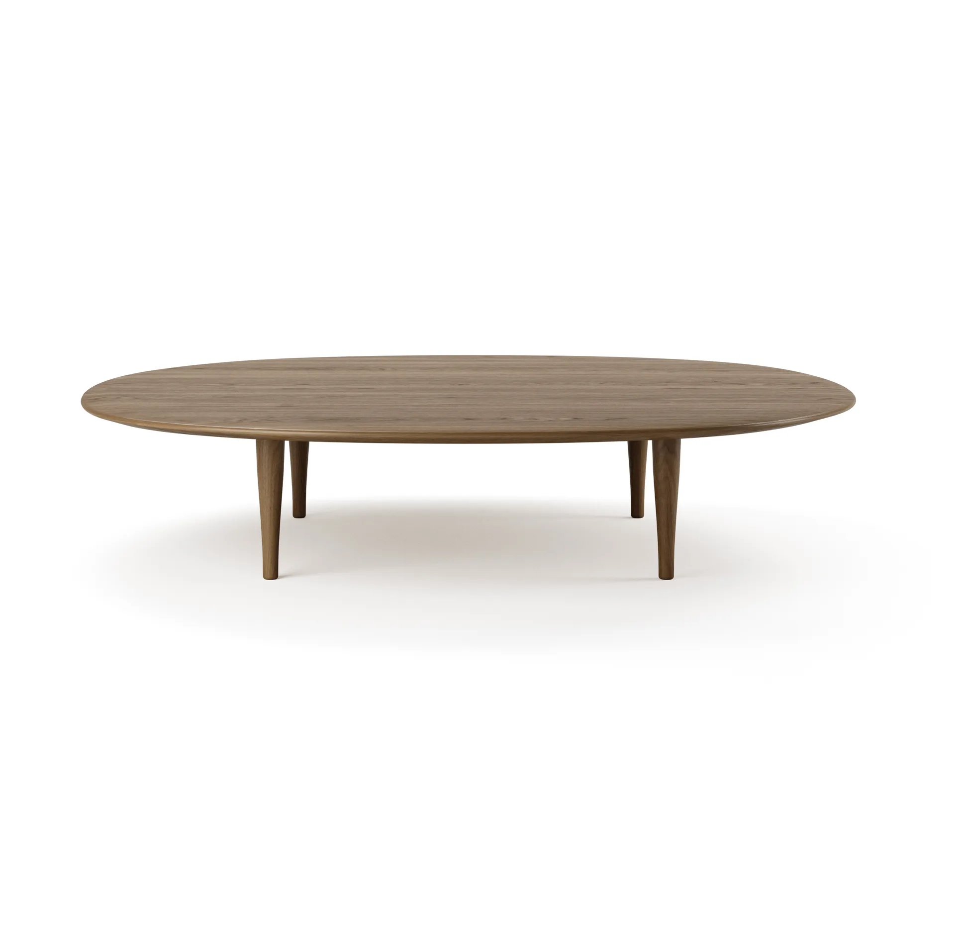 Table basse Jari Ø 118 cm, Chêne huilé fumé Brdr. Krüger