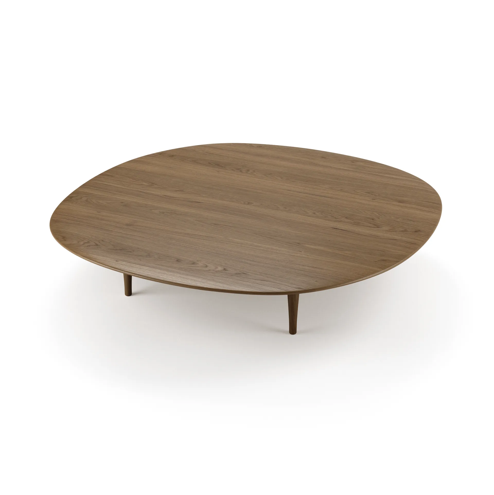 Table basse Jari Ø 118 cm, Chêne huilé fumé Brdr. Krüger