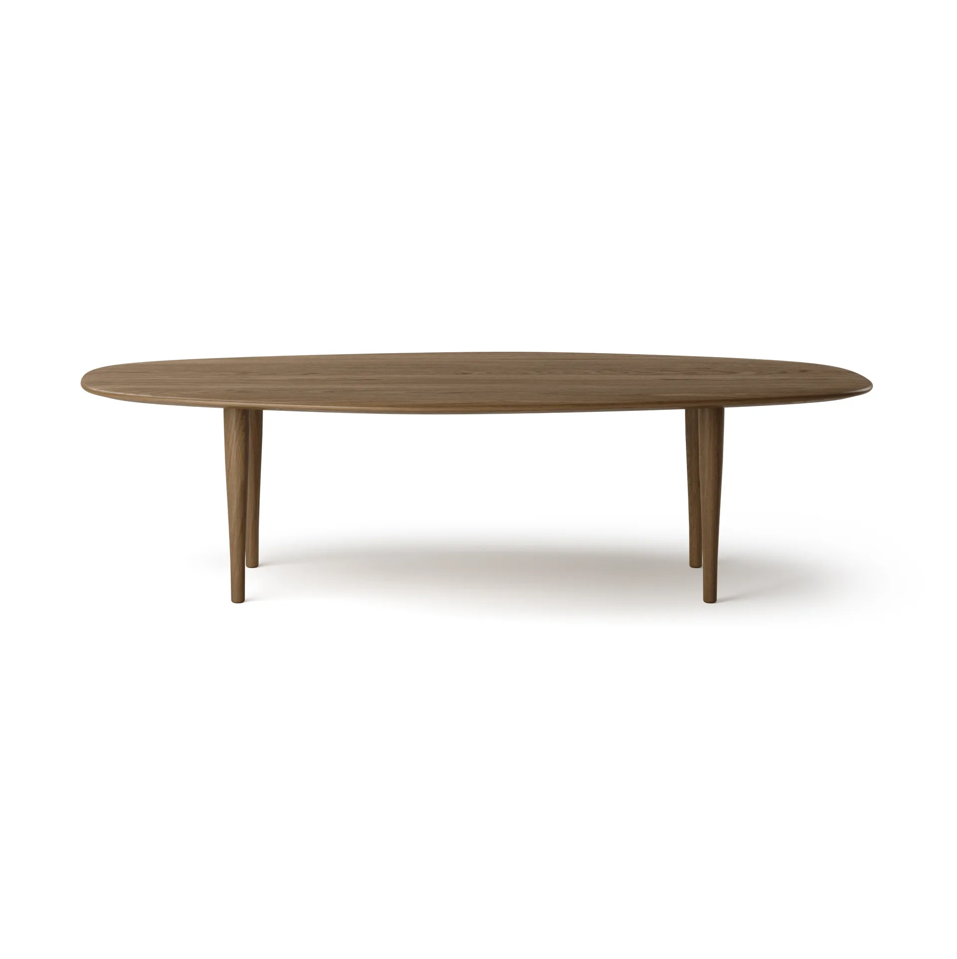 Table basse Jari 58x130 cm, Chêne huilé fumé Brdr. Krüger