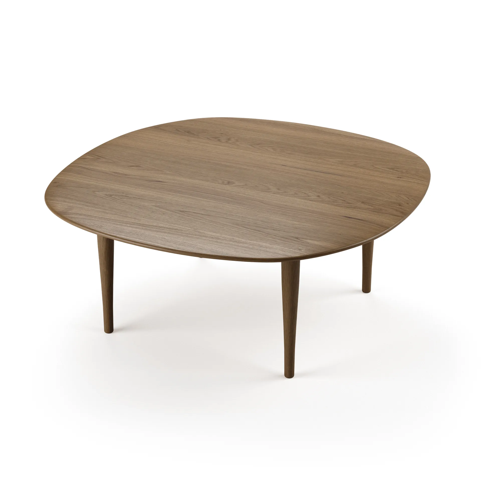 Table basse Jari Ø 85 cm, Chêne huilé fumé Brdr. Krüger