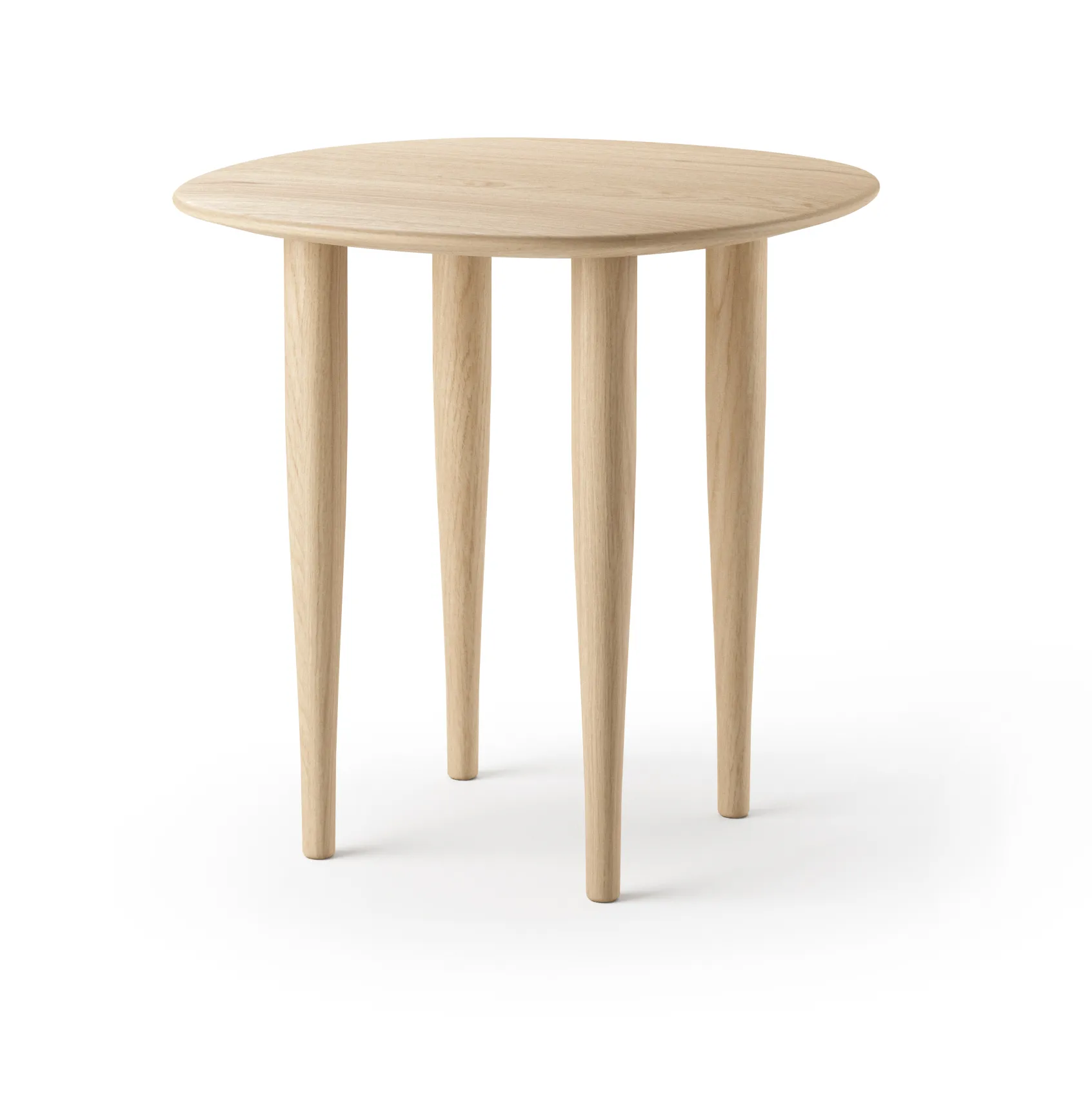 Table d'appoint Jari Ø 45 cm, Chêne huilé Brdr. Krüger