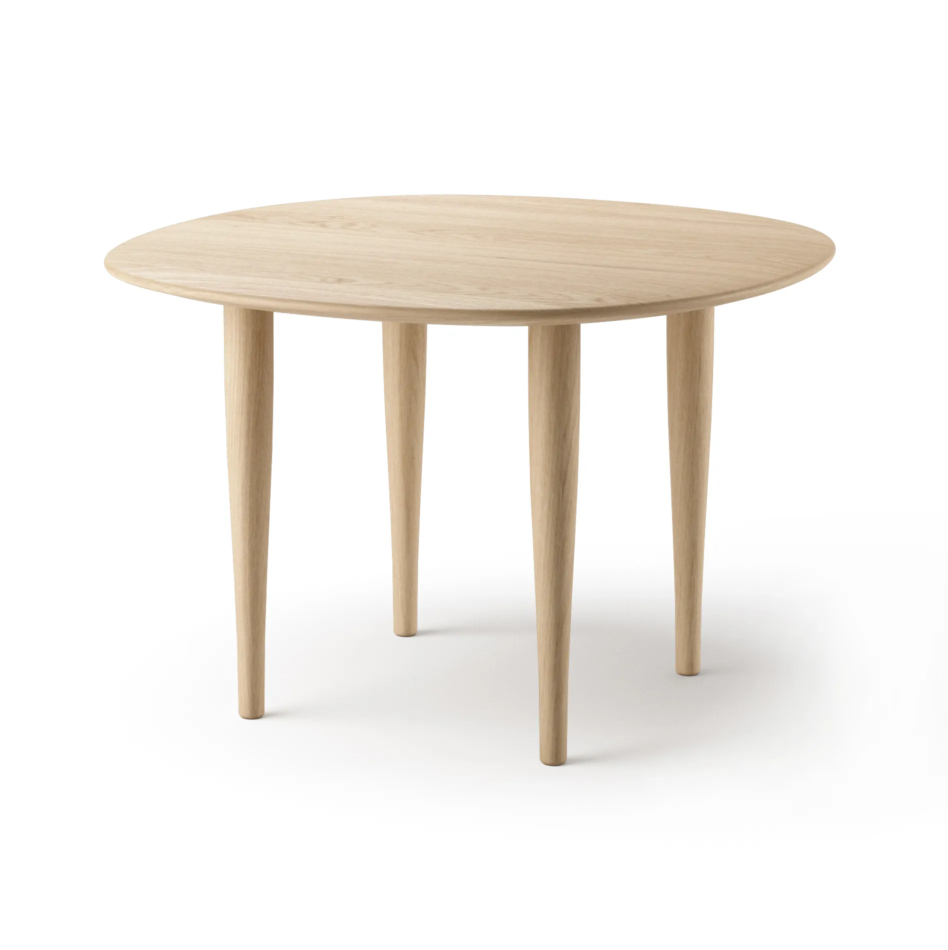 Table d'appoint Jari Ø 60 cm, Chêne huilé Brdr. Krüger