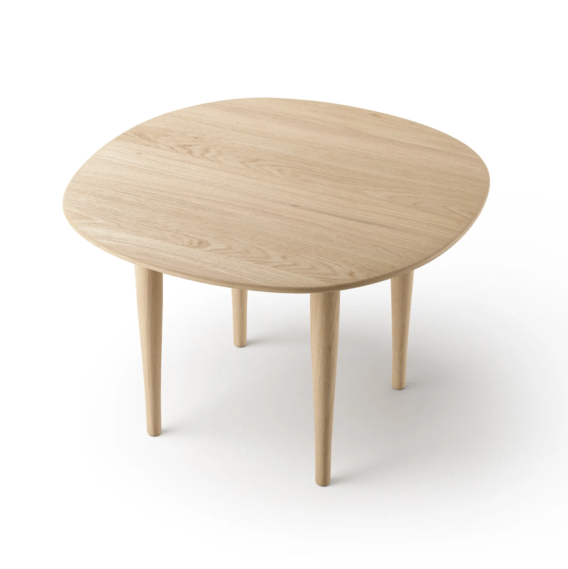 Table d'appoint Jari Ø 60 cm, Chêne huilé Brdr. Krüger