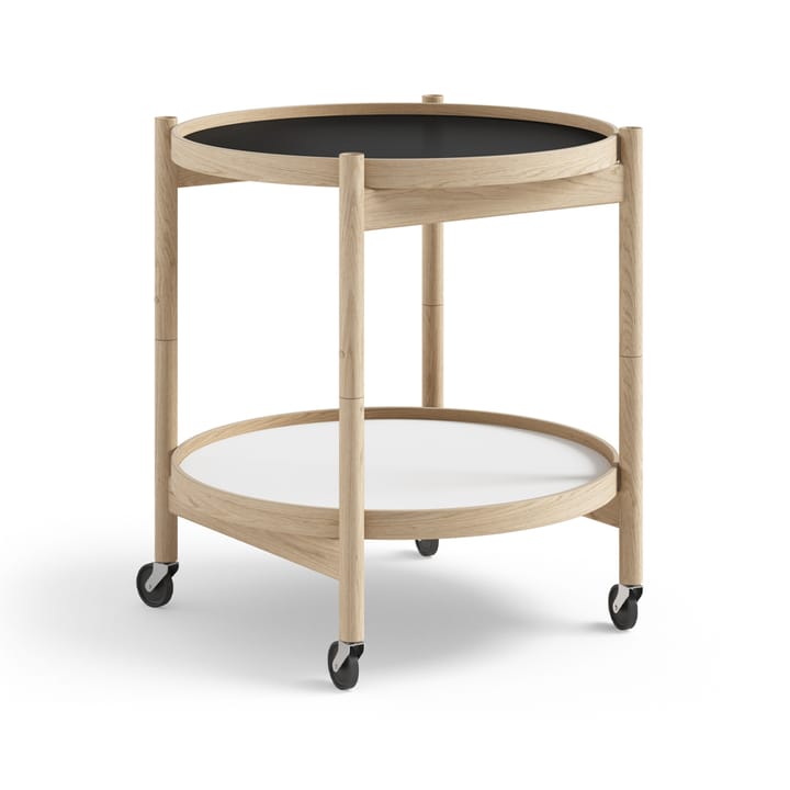 Table roulante Bølling Tray Table model 50 - base, structure en chêne non traité - Brdr. Krüger